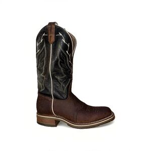 Double H Men's Western Boots - Brown and Black
